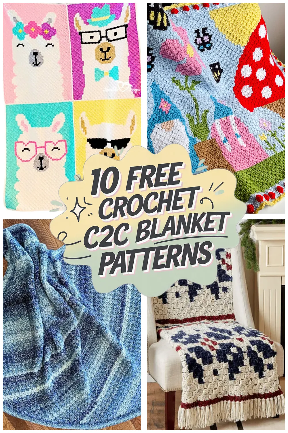 10 Free C2c Crochet Blanket Patterns: Cozy Corner To Corner Crochet Creations You