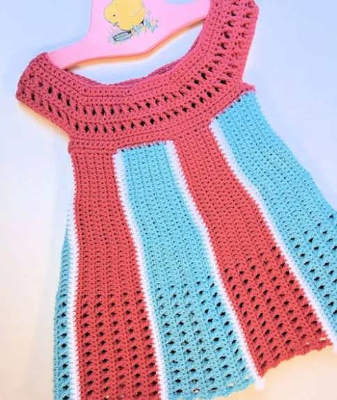 Free Carousel Dress for Crochet Baby Projects