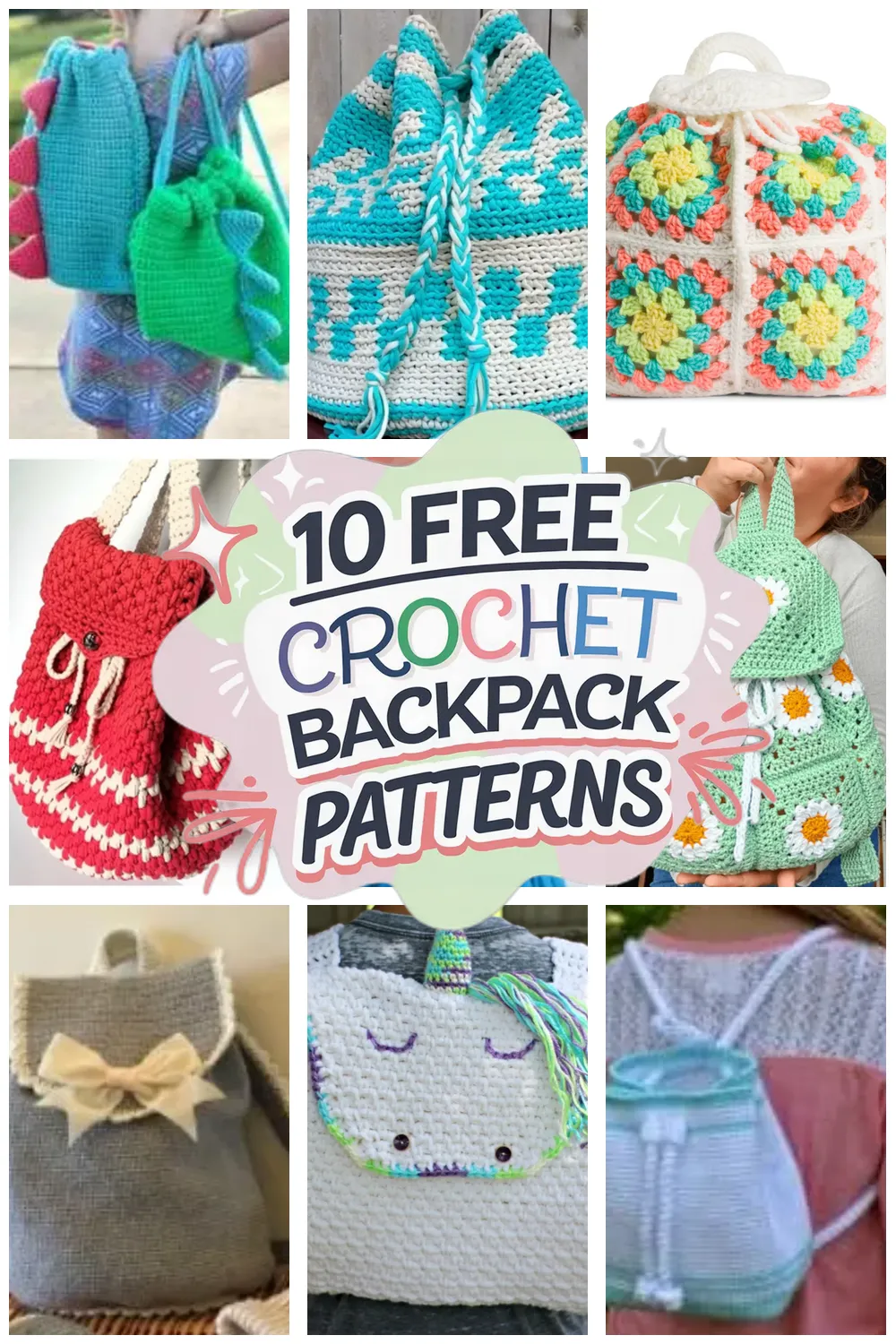 10 Free Crochet Backpack Patterns You