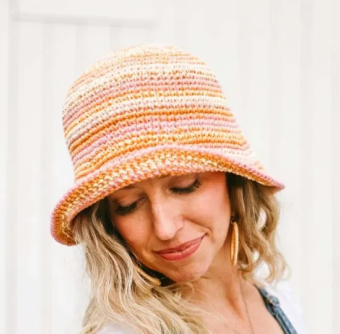 Vibrant Crochet Bucket Hat Pattern