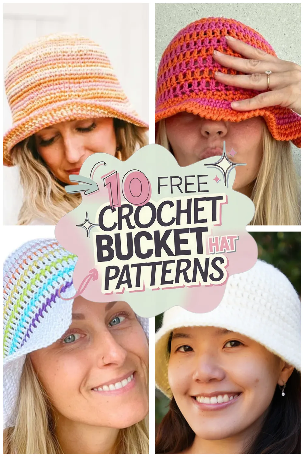 10 Free Crochet Bucket Hat Patterns: Stylish Bucket Hat Patterns You’ll Love!