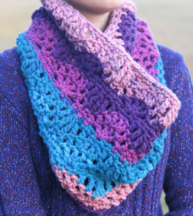 Chunky Crochet Neck Warmer Pattern