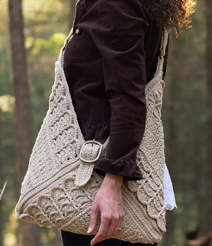 Crochet Bag Pattern Free Crossbody from Squares