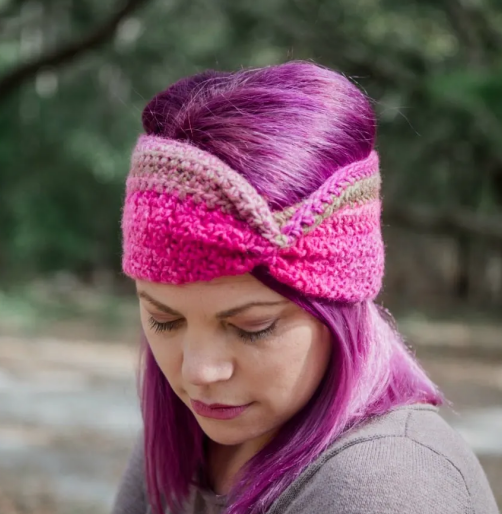 Vibrant Crochet Ear Warmer Pattern