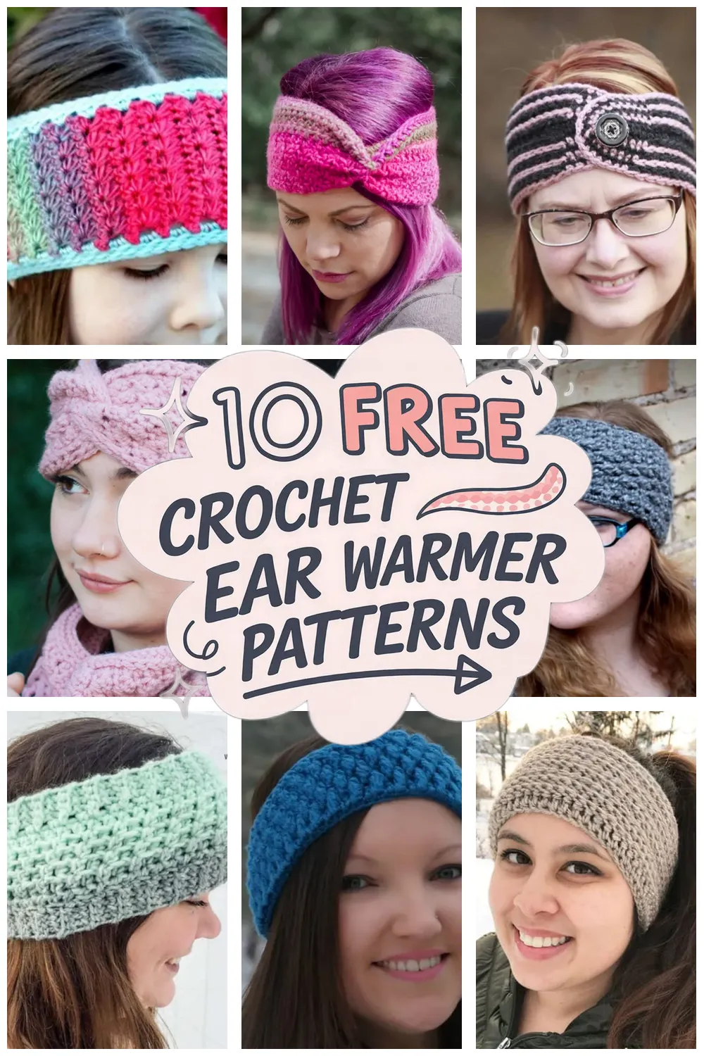 10 Free Crochet Ear Warmer Patterns: Easy Crochet Headband Styles You’ll Love!