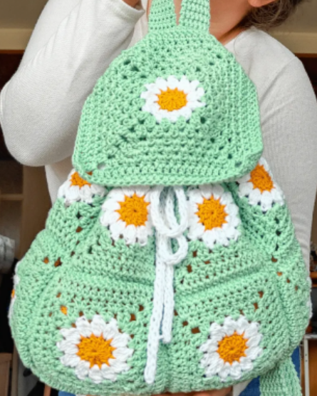 Daisy Crochet Backpack Pattern Crochet Pattern