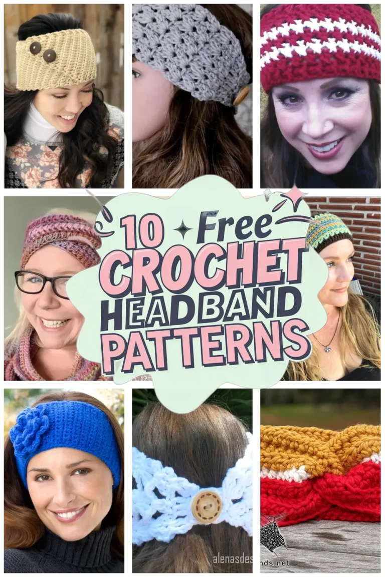 10 Free Crochet Headband Patterns: Easy Crochet Ear Warmers You’ll Love