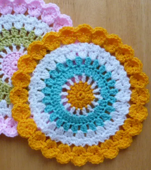 Vibrant Free Mandala Crochet Patterns