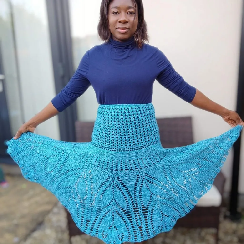 Vibrant Crochet Skirt Pattern Free