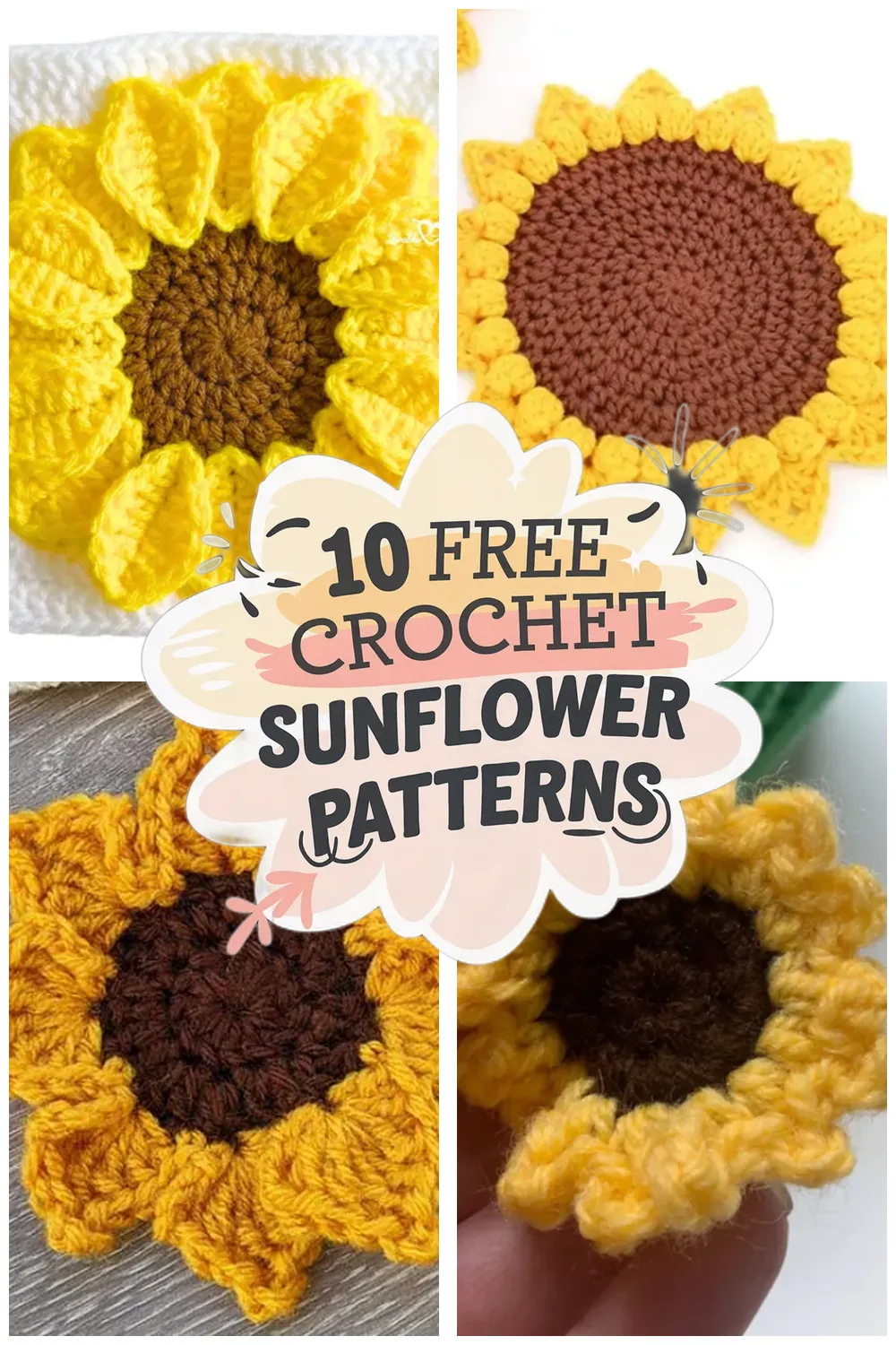 10 Free Crochet Sunflower Patterns You’ll Love to Create!