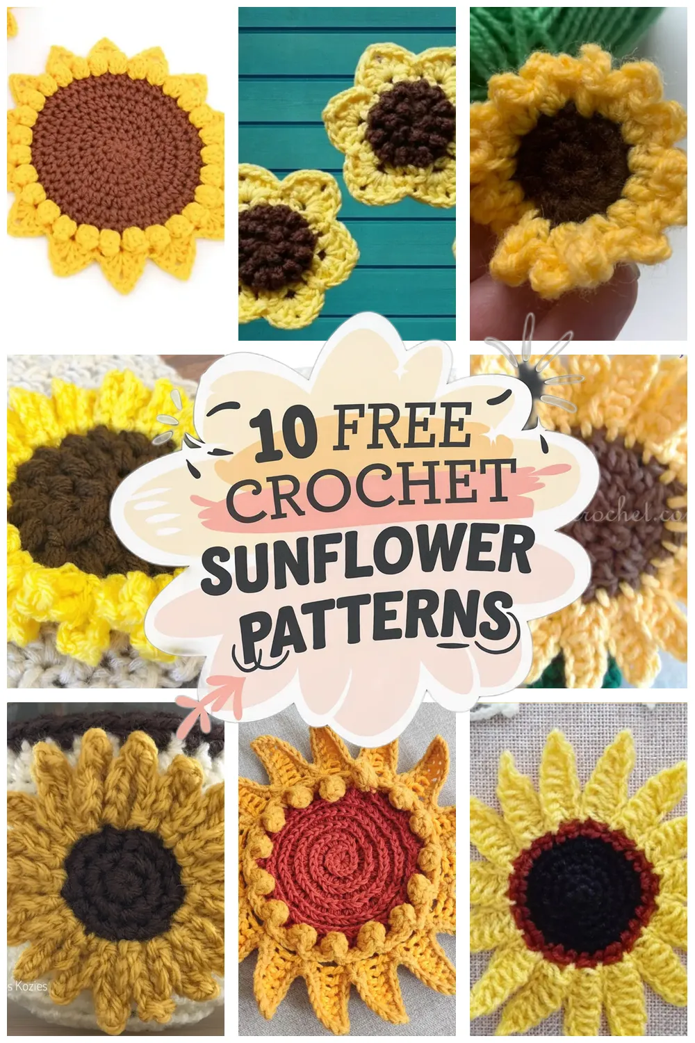 10 Free Crochet Sunflower Patterns You’ll Love to Create!