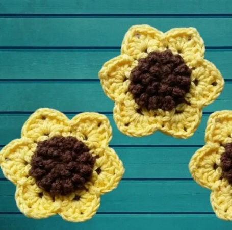 Sunflower Crochet Pattern Version 20