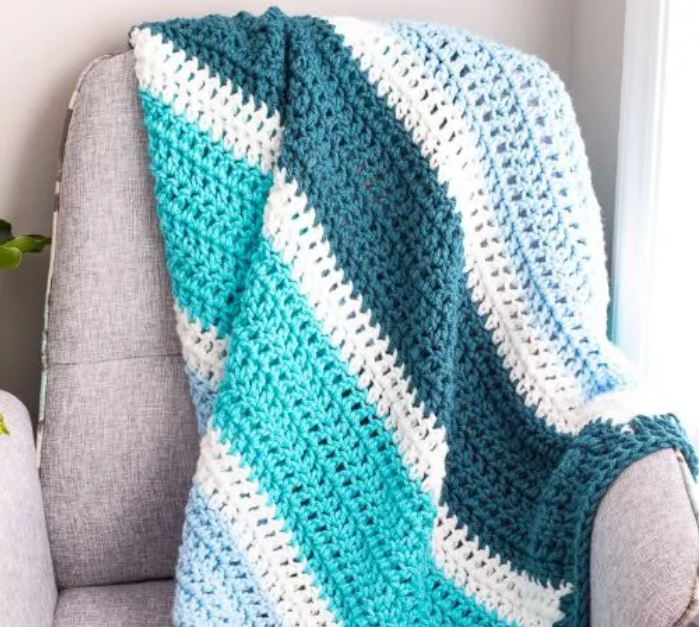 Vibrant Double Crochet Blanket Pattern