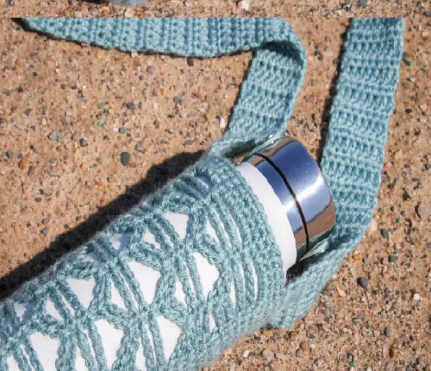 Free Crochet Water Bottle Holder Pattern