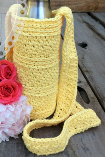 Crochet Water Bottle Holder Pattern