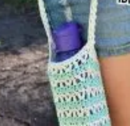 Free Crochet Water Bottle Holder Pattern