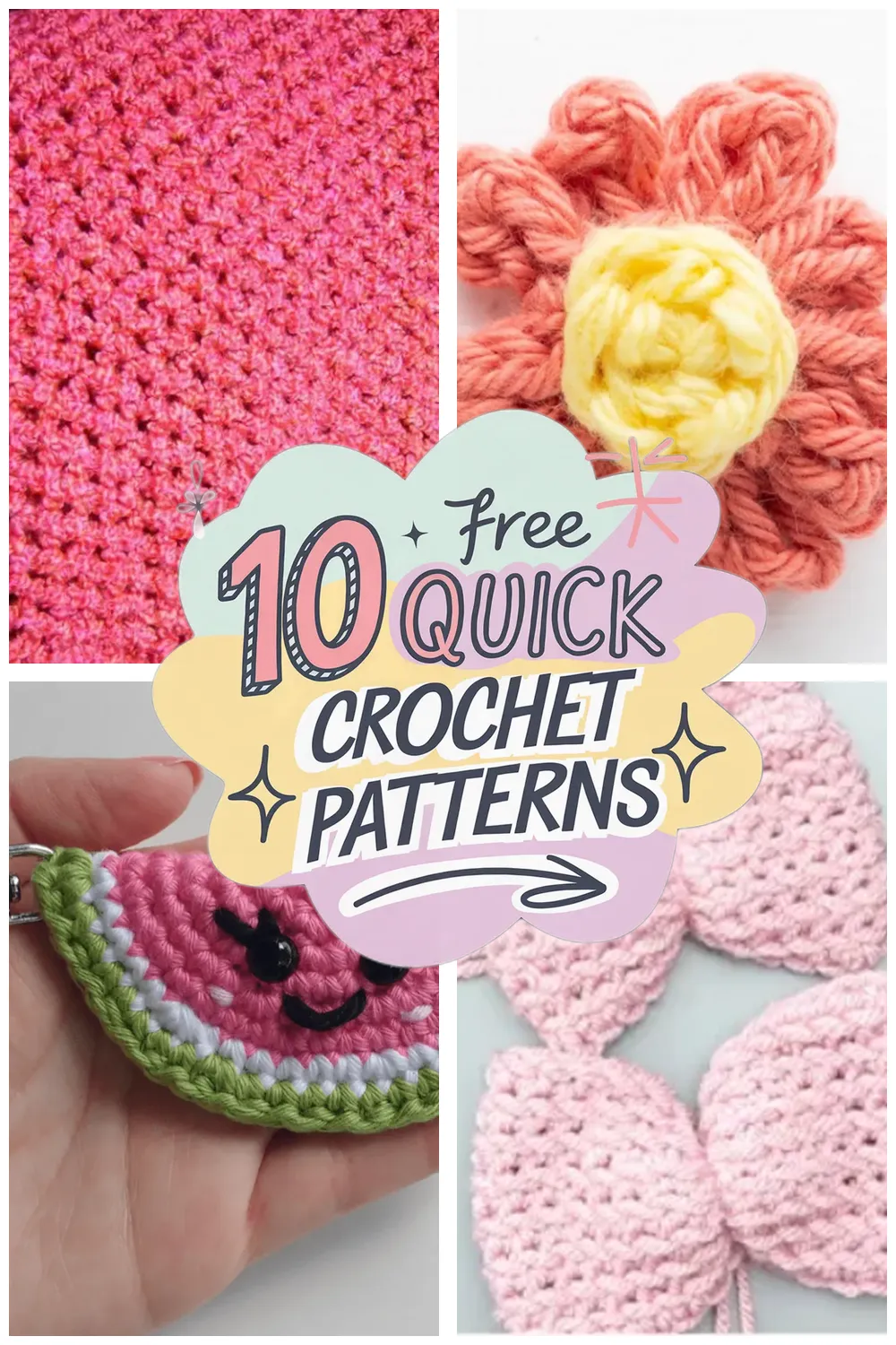 10 Free Quick Crochet Patterns You