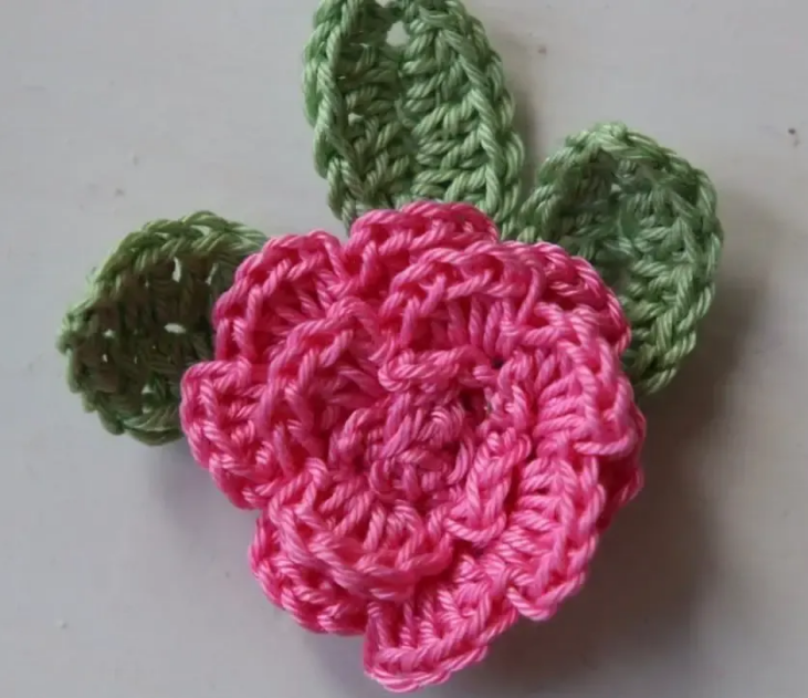 Vibrant Crochet Rose Pattern Crochet Pattern