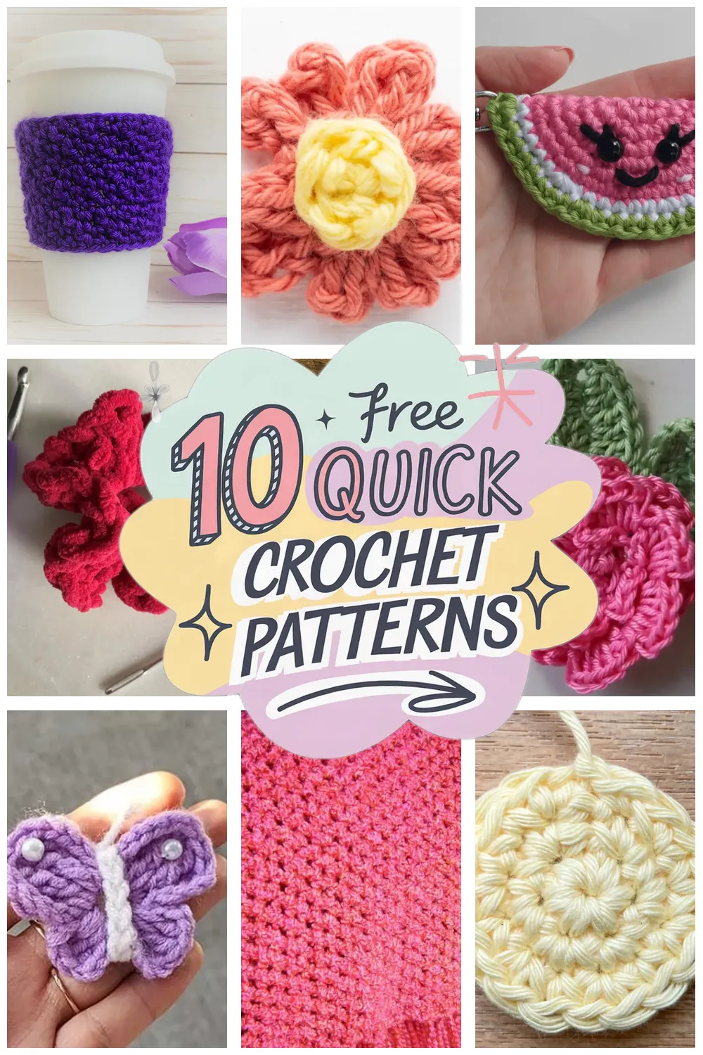 10 Free Quick Crochet Patterns You