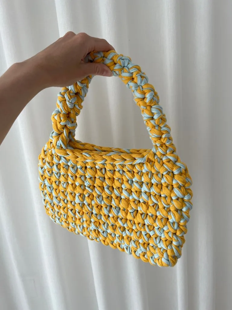 Crochet Fashion Patterns TShirt Yarn Handbag