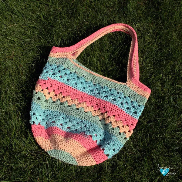 Vibrant Crochet Tote Pattern Crochet Pattern