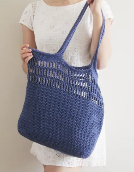 Easy Crochet Tote Bag Pattern Tutorial