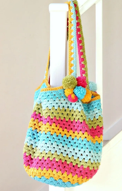 Vibrant Crochet Beach Bag Pattern