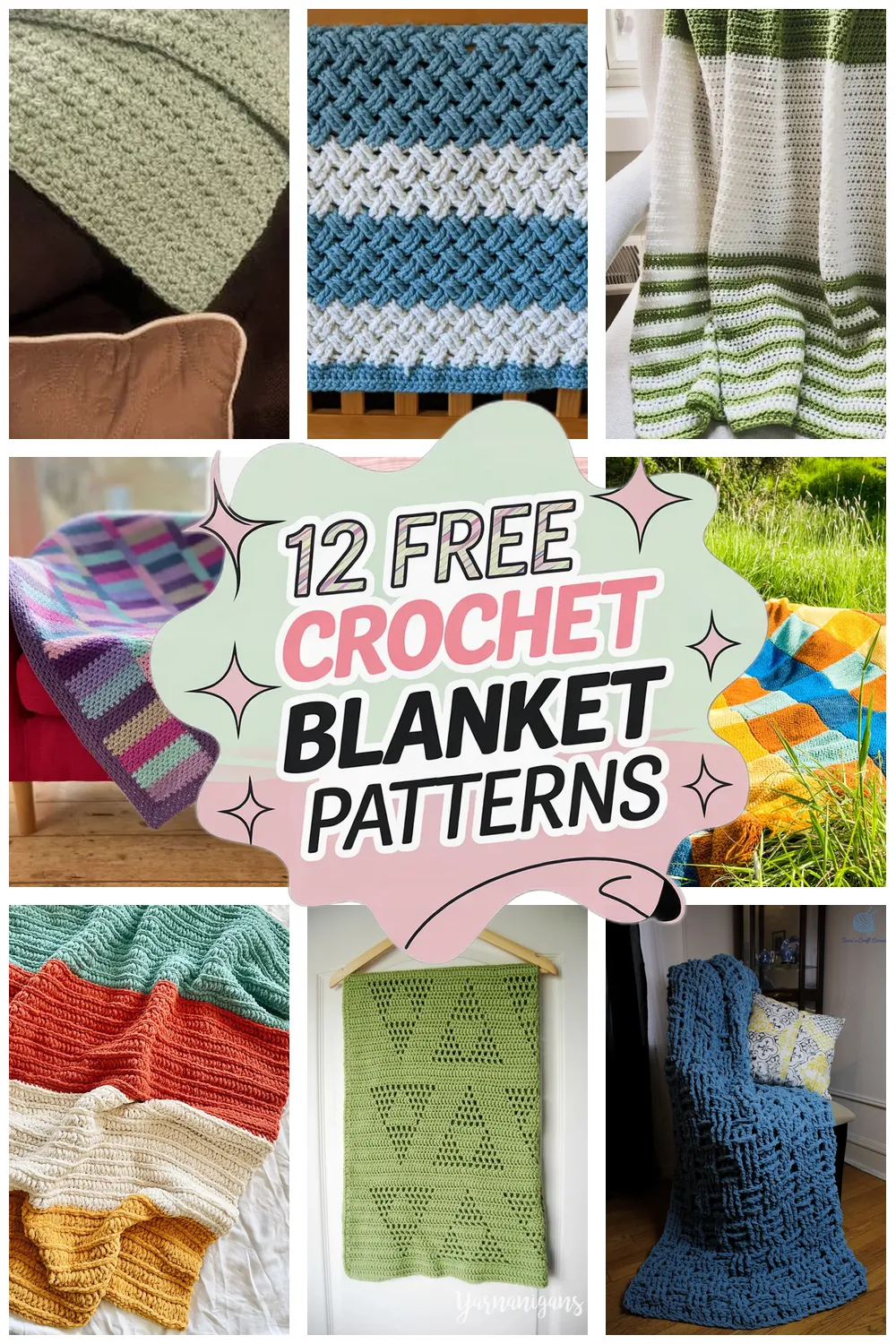 12 Free Crochet Blanket Patterns: Cozy Designs You