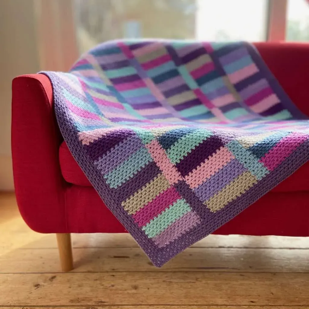 Vibrant Crochet Blanket Designs Free Pattern