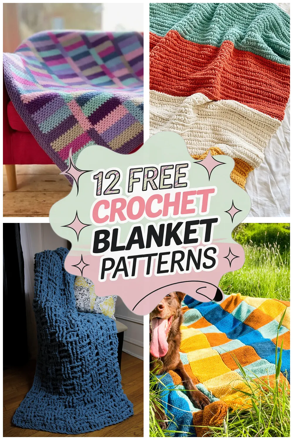 12 Free Crochet Blanket Patterns: Cozy Designs You