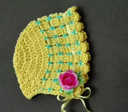 Citrus Cotton Baby Bonnet Pattern