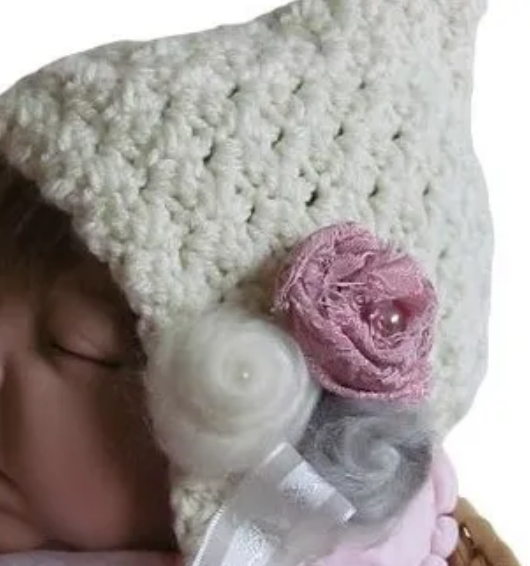 Textured Baby Bonnet Crochet Pattern