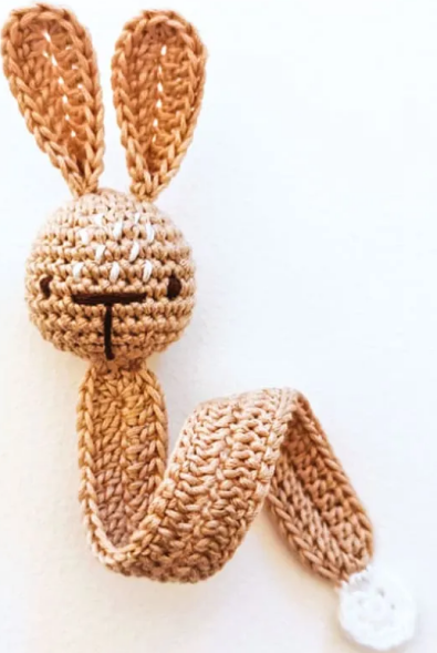 Crochet Bunny Bookmark Pattern  Free PDF