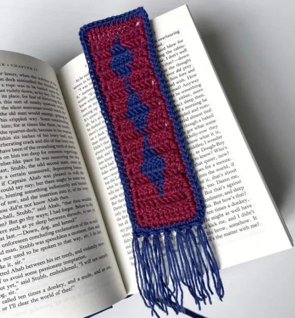 Free Tapestry Crochet Bookmark Pattern