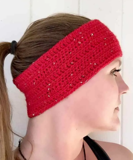 Sparkle Motion Crochet Ear Warmer