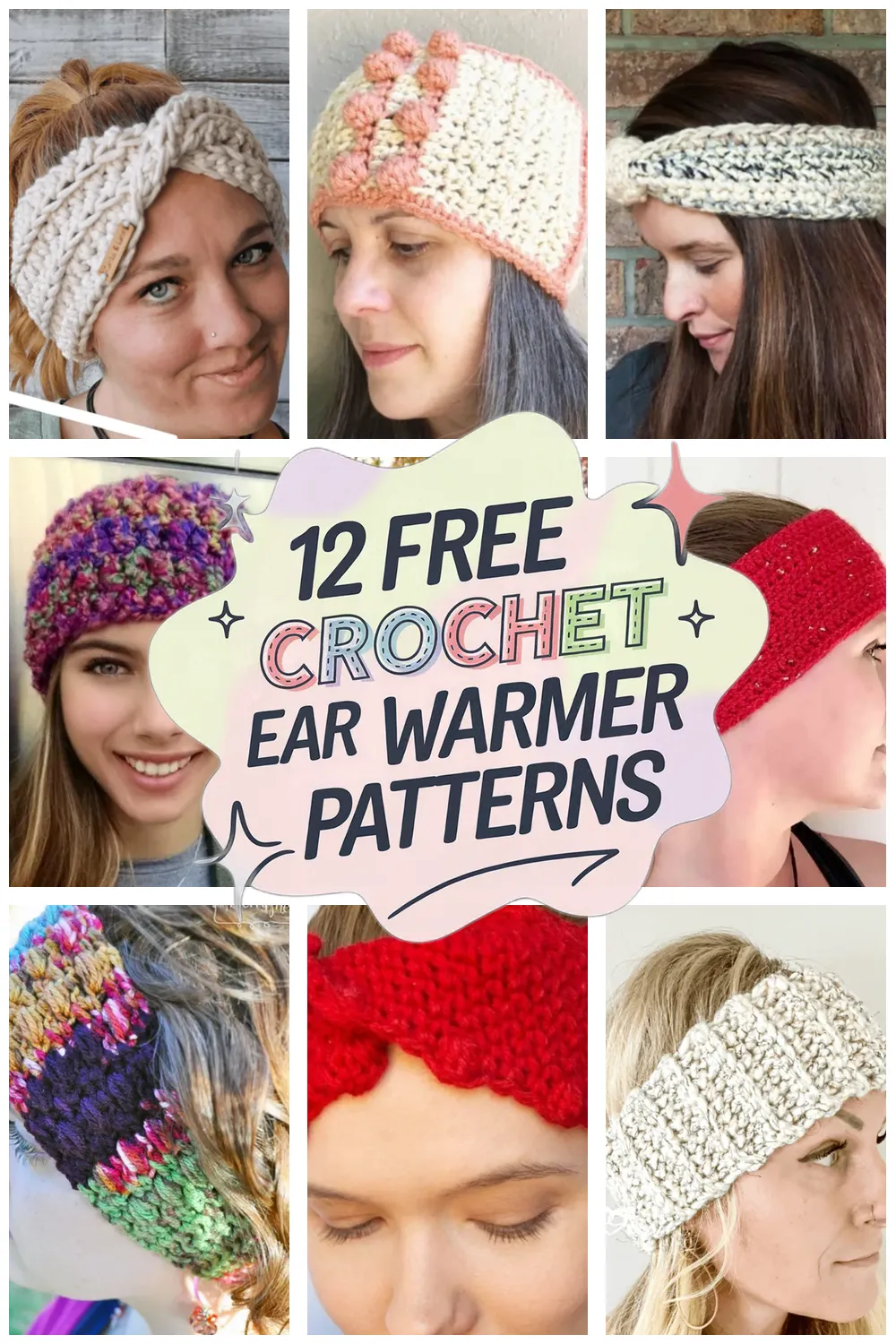 12 Free Crochet Ear Warmer Patterns: Easy Crochet Headbands to Keep You Cozy!