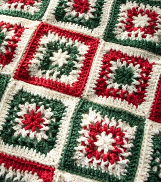 Granny Square Blanket Crochet Guide