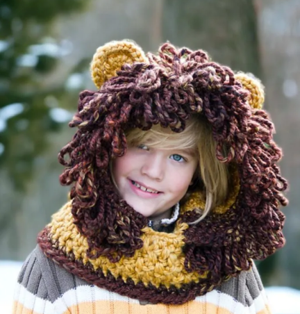 Free Crochet Lion Hood Pattern