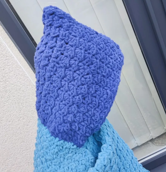 Free Pattern Crochet Hooded Blanket