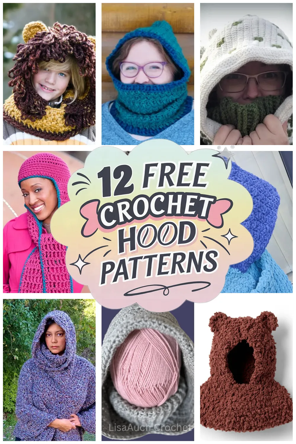 12 Free Crochet Hood Patterns You