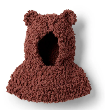 Plush Bear Crochet Hood Pattern