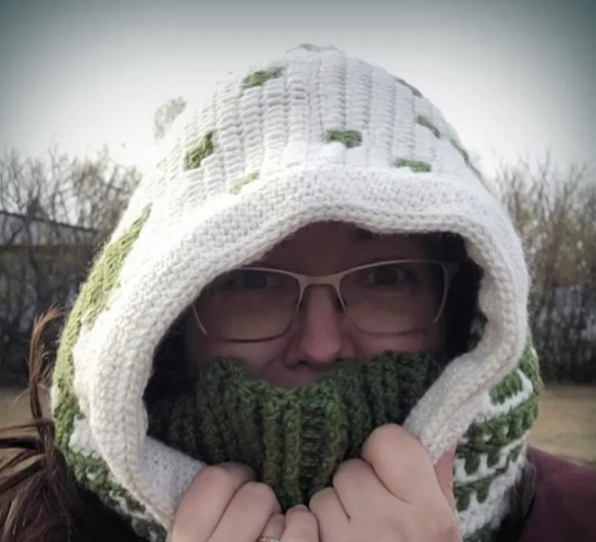 Winter Trees Hooded Cowl Crochet Patterns