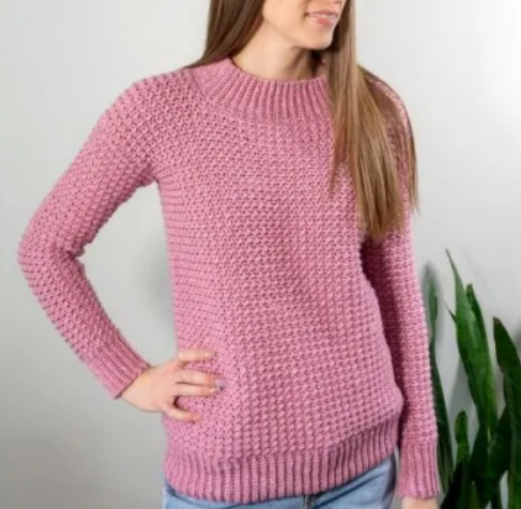 Velia Pullover Crochet Sweater Pattern