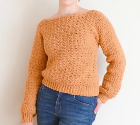 Easy Crochet Pullover Sweater Pattern