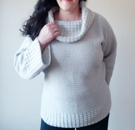 Meadow Crochet Pullover Sweater Pattern