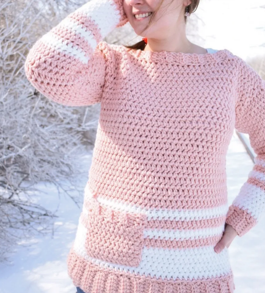 Cozy Crochet Pullover Pattern Crochet Pattern