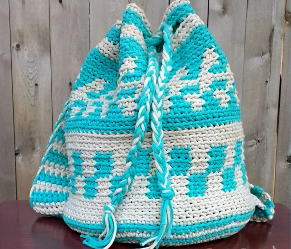 Crochet Pattern Mochila Bag Design