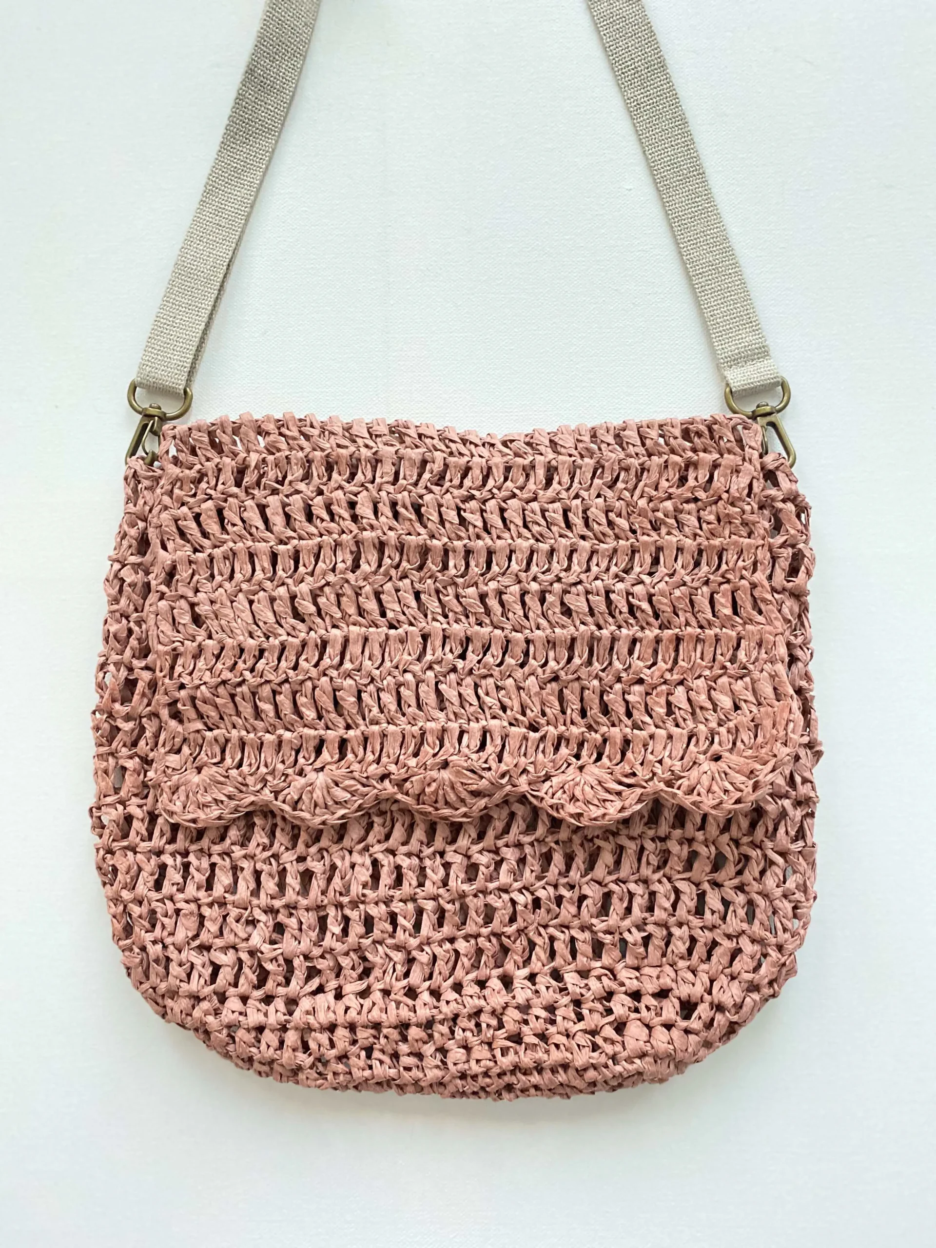 Pink Raffia Crochet Bag Pattern