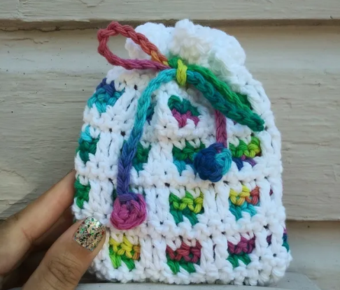 Colorful Crochet Soap Cozy Pattern