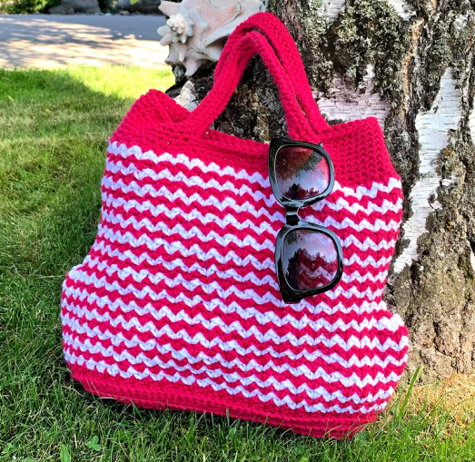 Vibrant Striped Crochet Bag Pattern